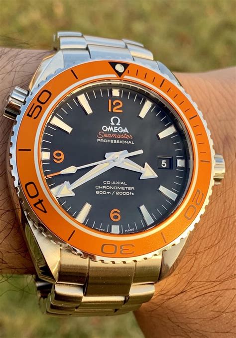 omega planet ocean orange for sale|omega planet ocean orange bezel.